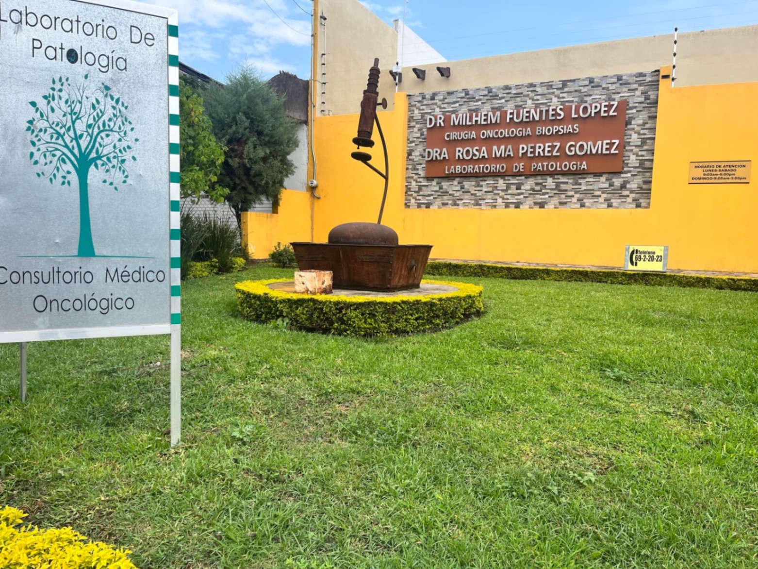Fachada del Laboratorio de Patología e Inmunohistoquimica del Bajio